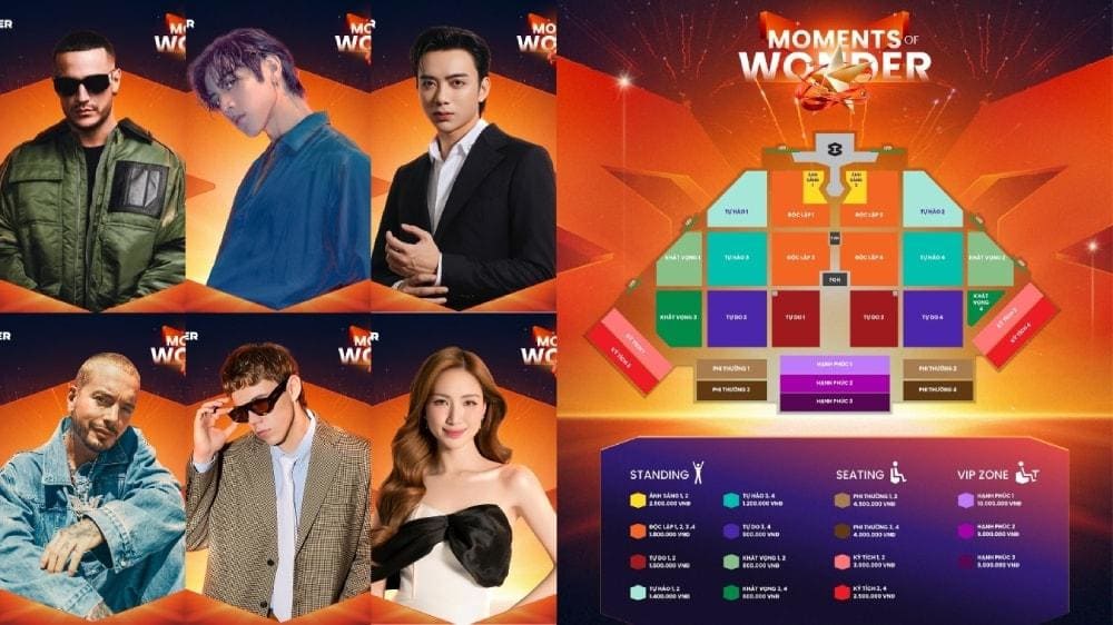 Giá các hạng vé được đánh giá là phù hợp so với dàn line-up “trong mơ” hội tụ những sao nổi tiếng từ Việt Nam đến quốc tế